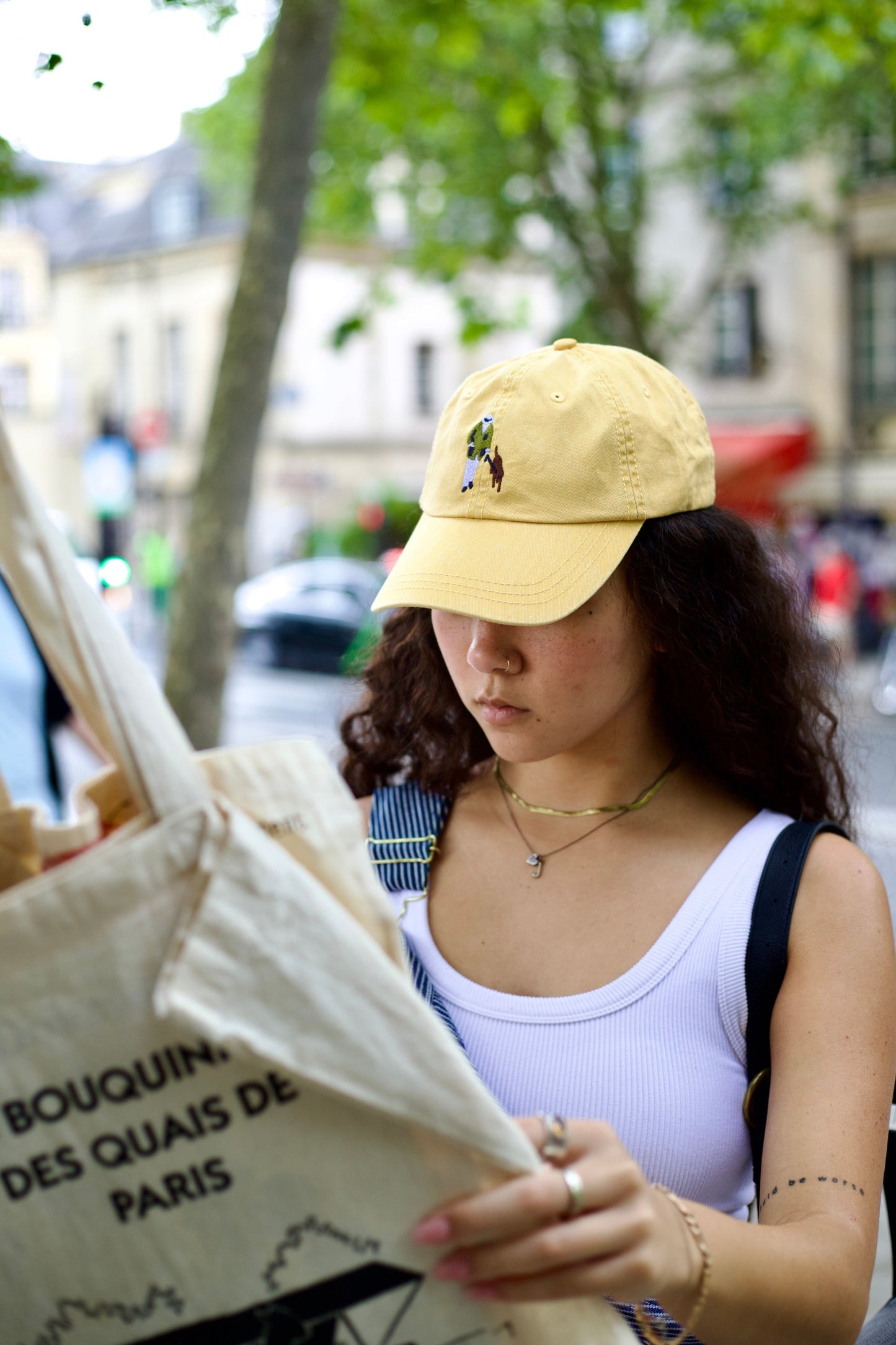 Lemon Yellow Paris Style Spy hat