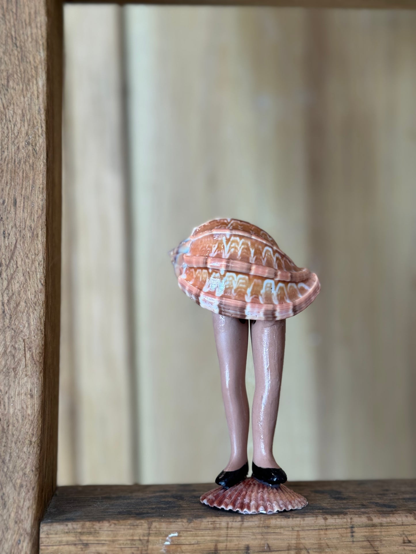 Surreal Shell Person by Maïssa Toulet
