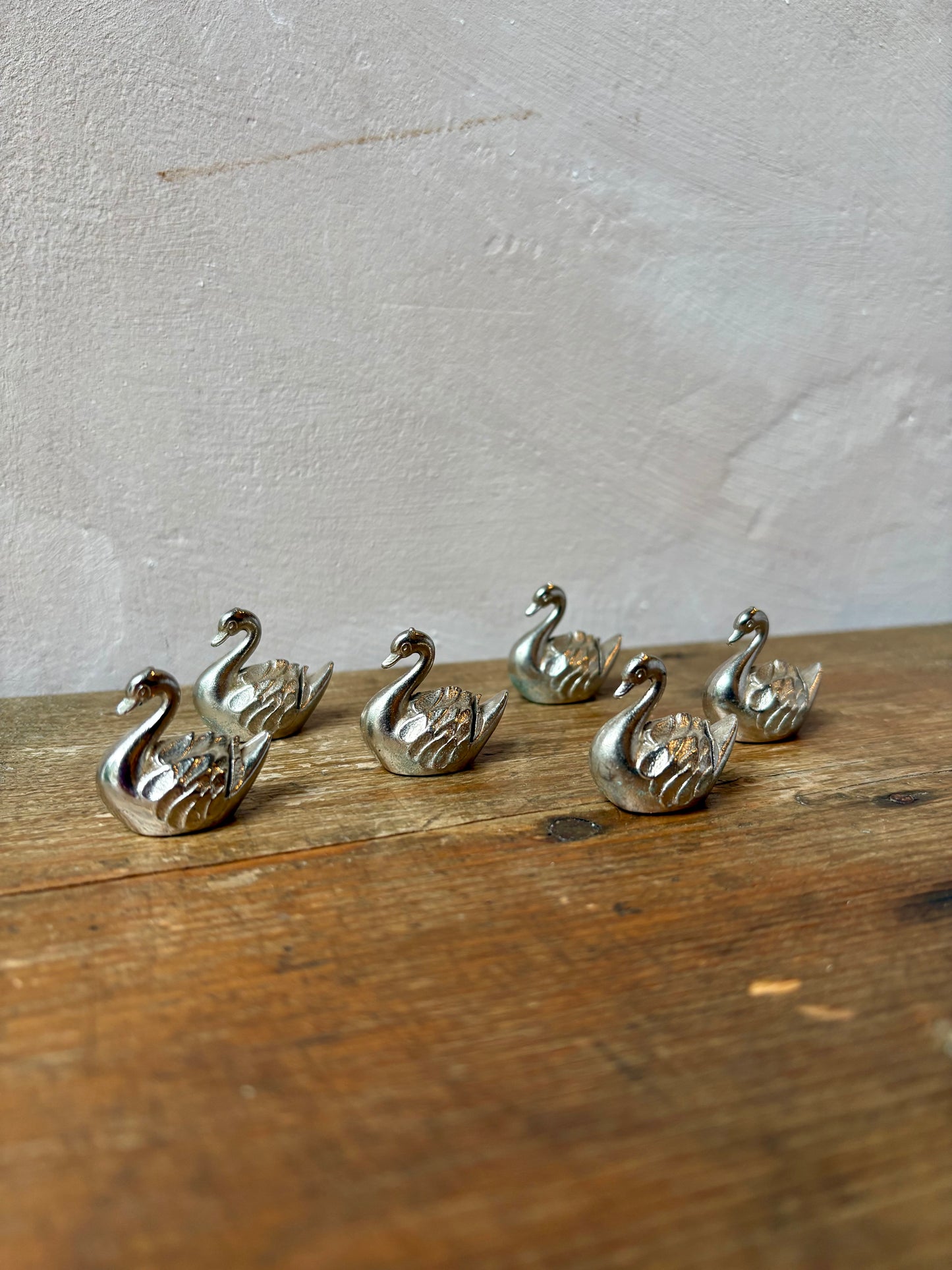 Vintage Swan Place Card Holders