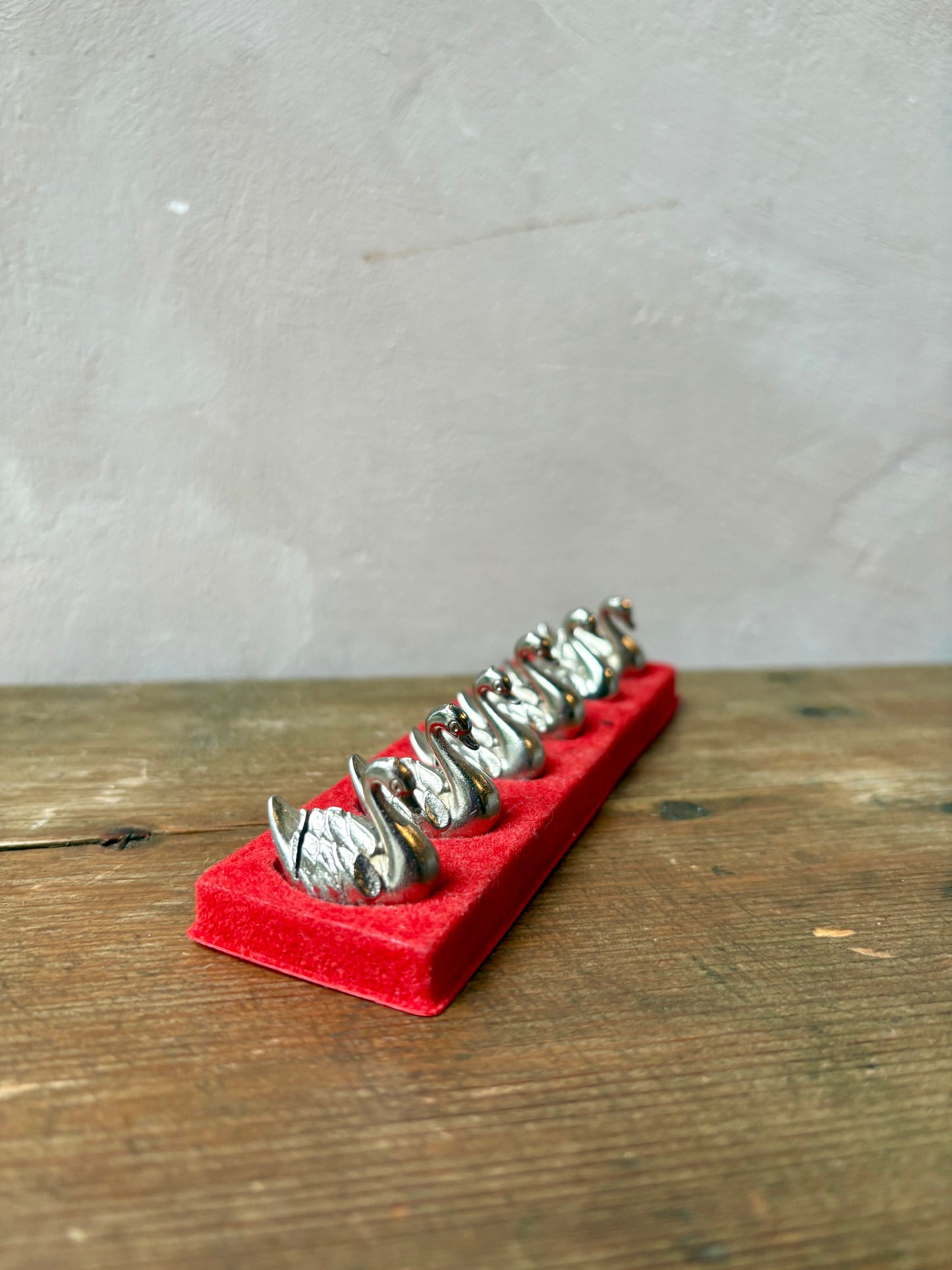 Vintage Swan Place Card Holders