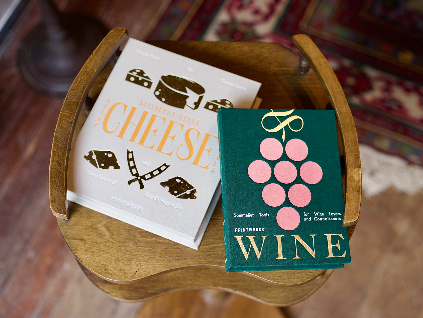 Secret Book Box Set - Cheese serving Kit & Sommelier tools
