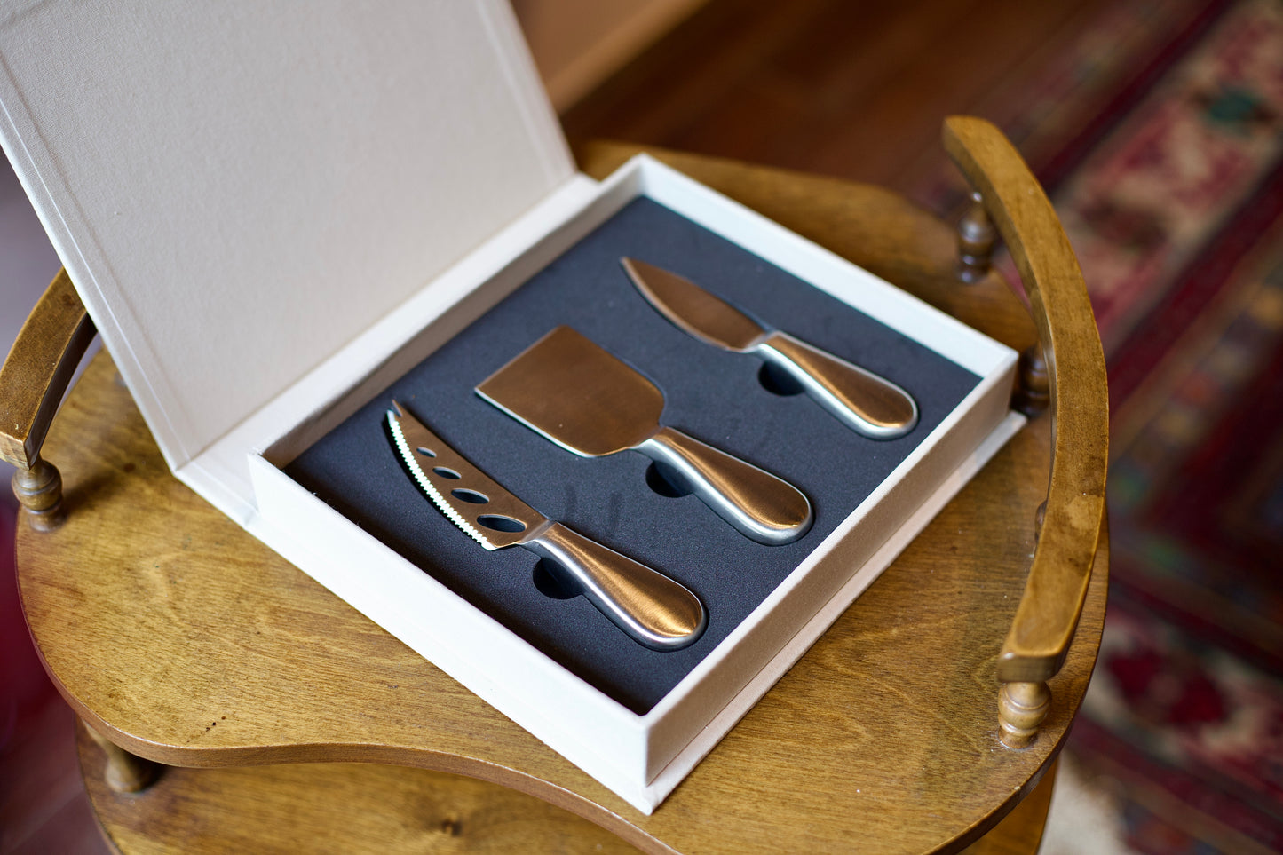 Secret Book Box Set - Cheese serving Kit & Sommelier tools