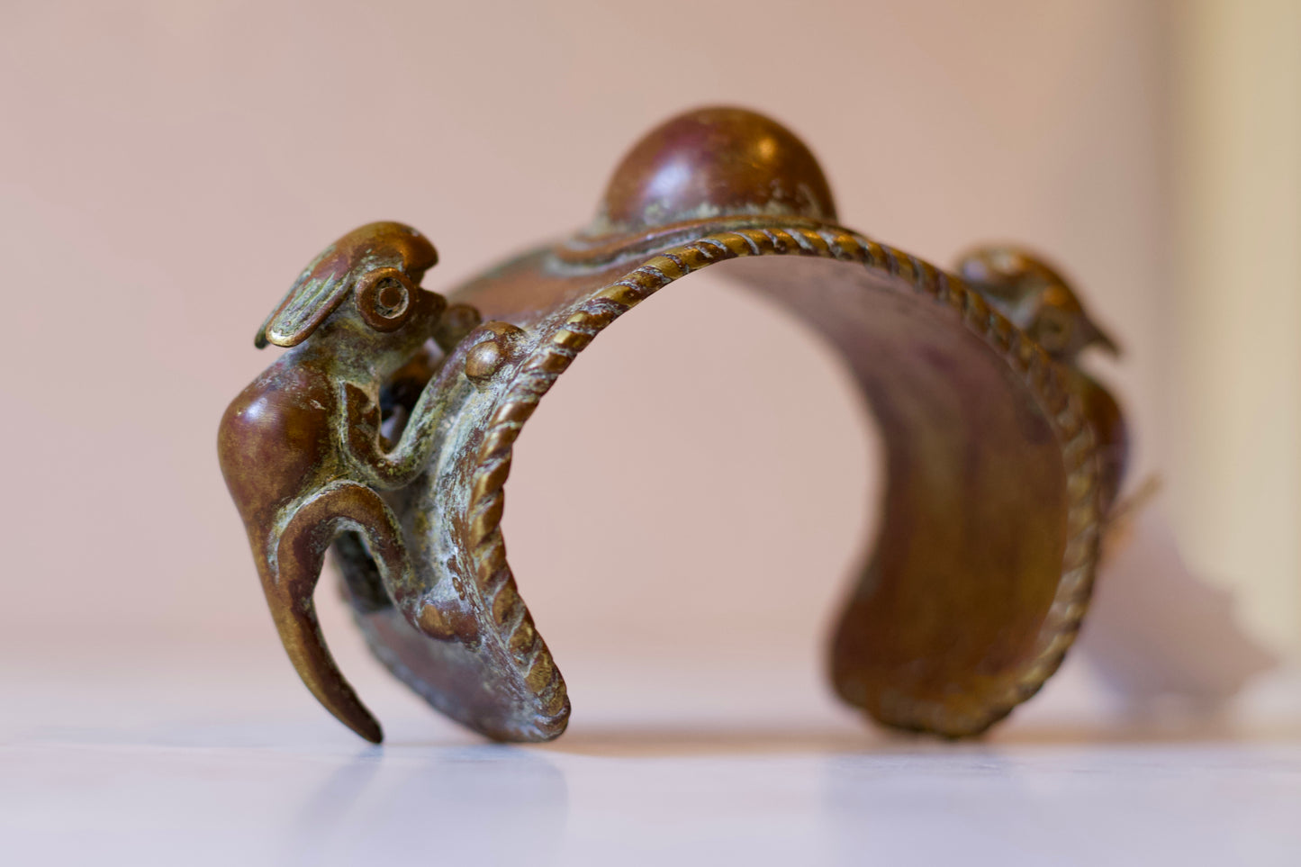 Chameleon Antique Bronze bracelet / Paper weight