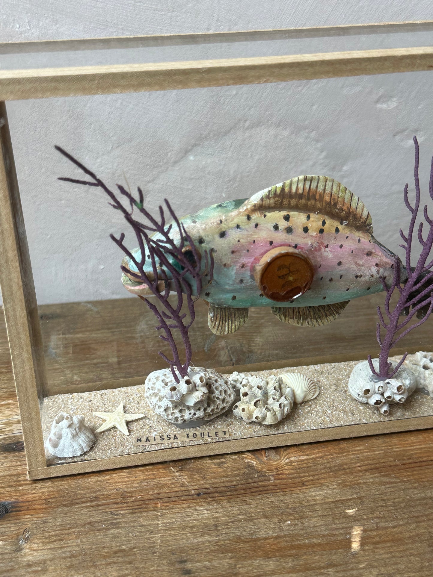 Works by Maïssa Toulet: Fish Sculpture