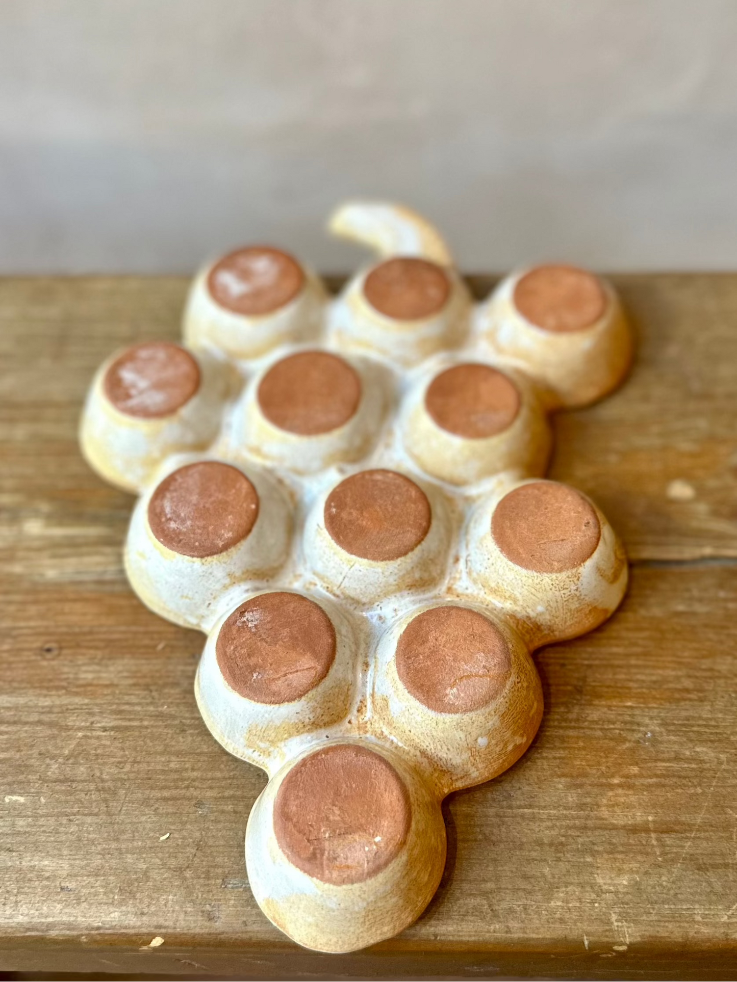1970s Ceramic Escargot / Egg Tray