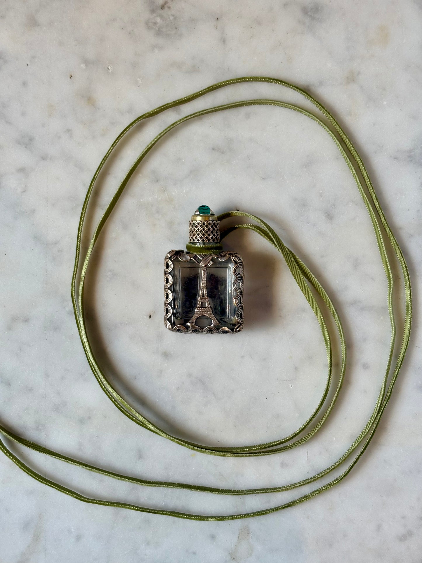 Vintage Paris Souvenir Perfume Vial