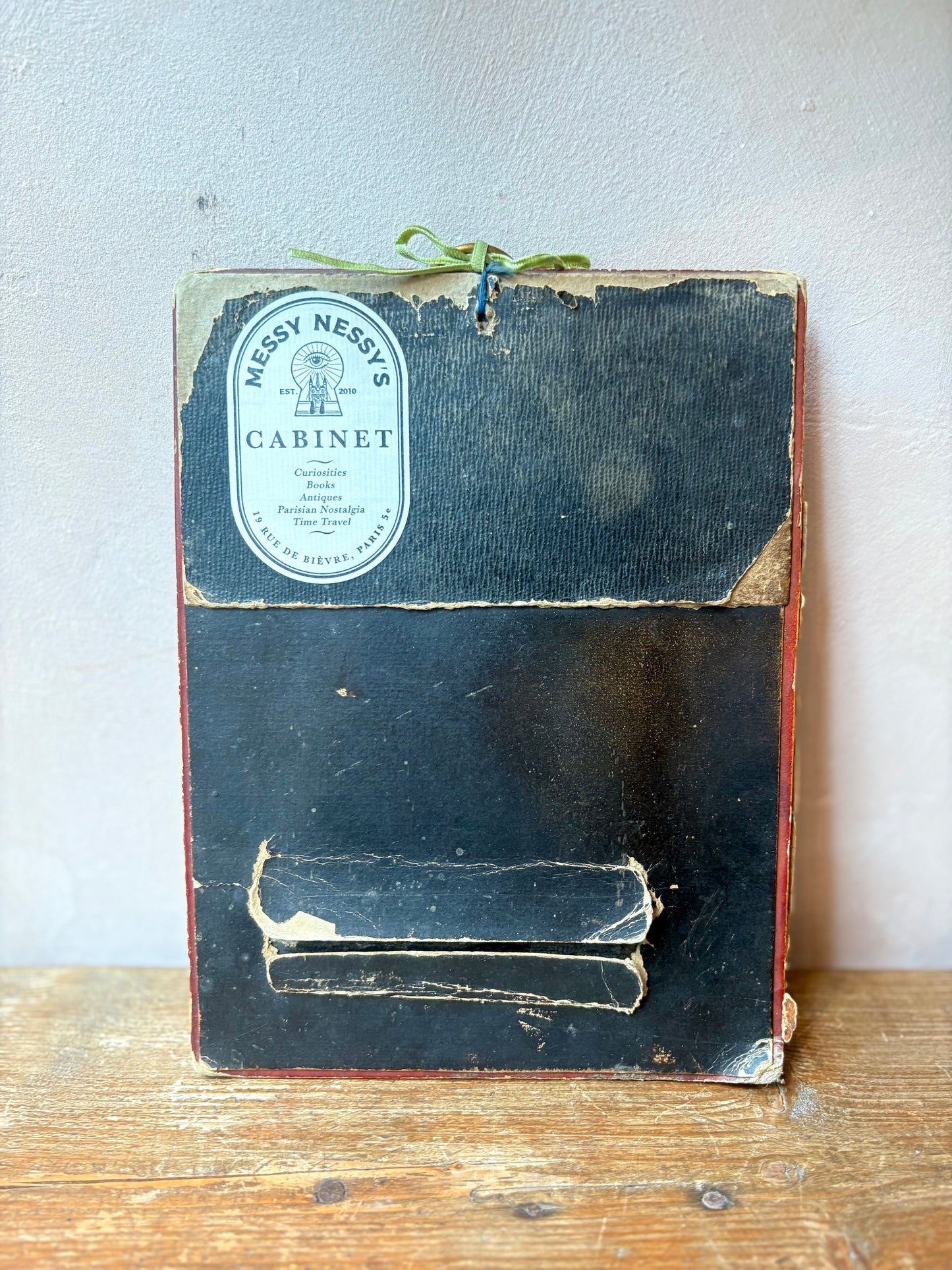 1889 Paris Exposition Leather Eiffel Tower Frame