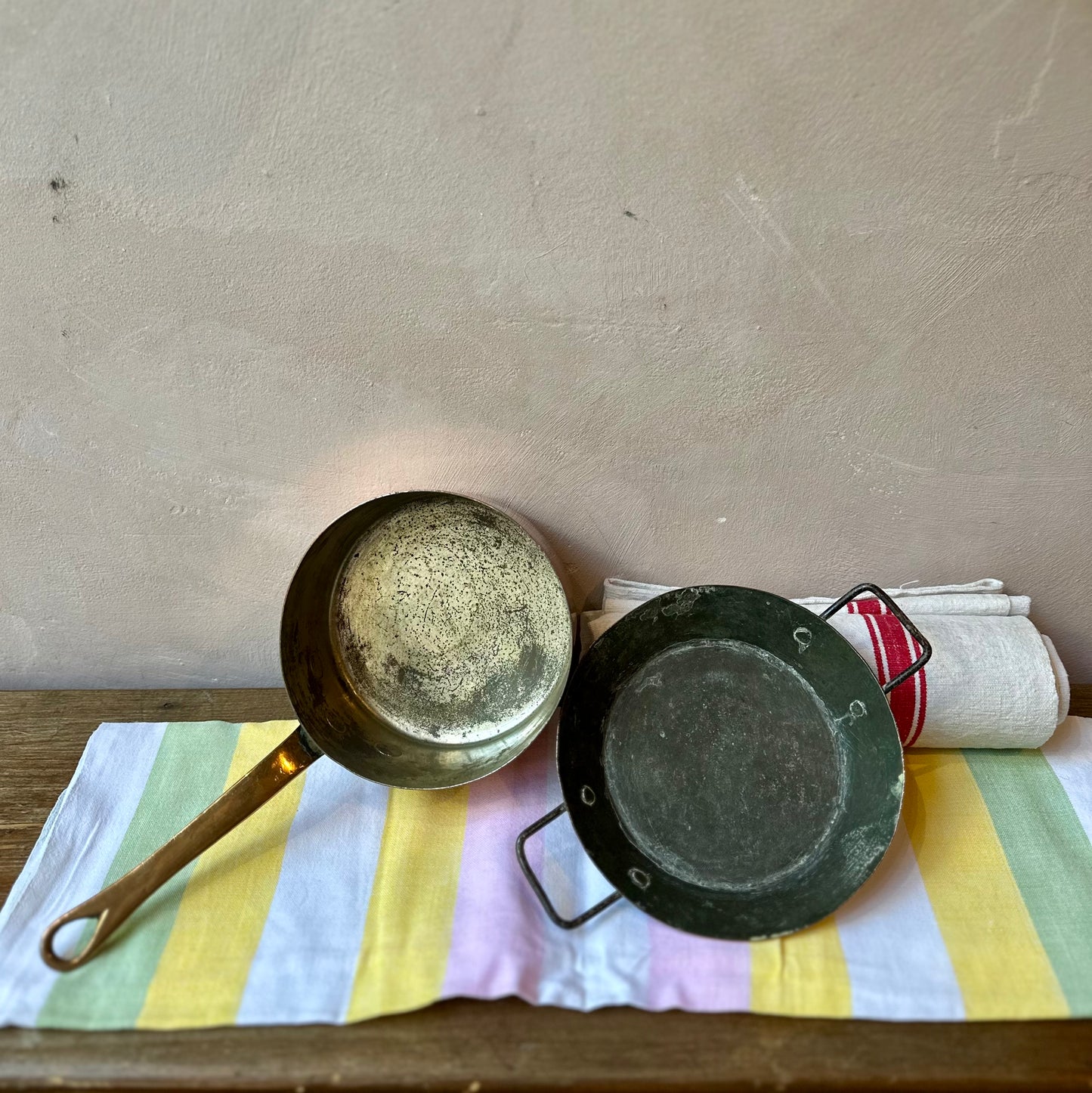 Antique Copper Pans
