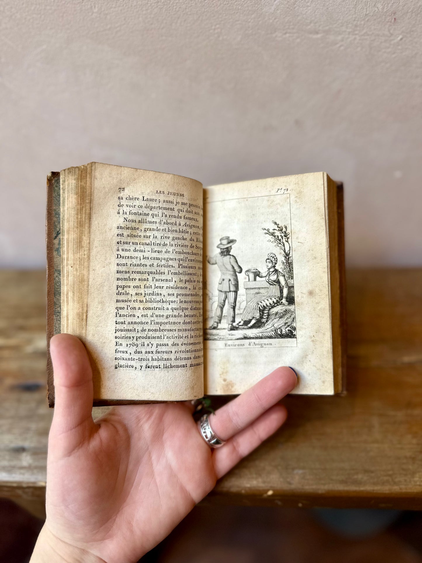 Rare Antique French Travel Guide by a Female Author (1824)
