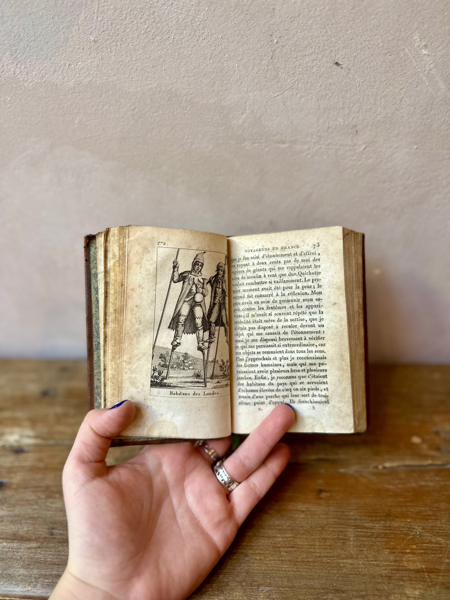 Rare Antique French Travel Guide by a Female Author (1824)