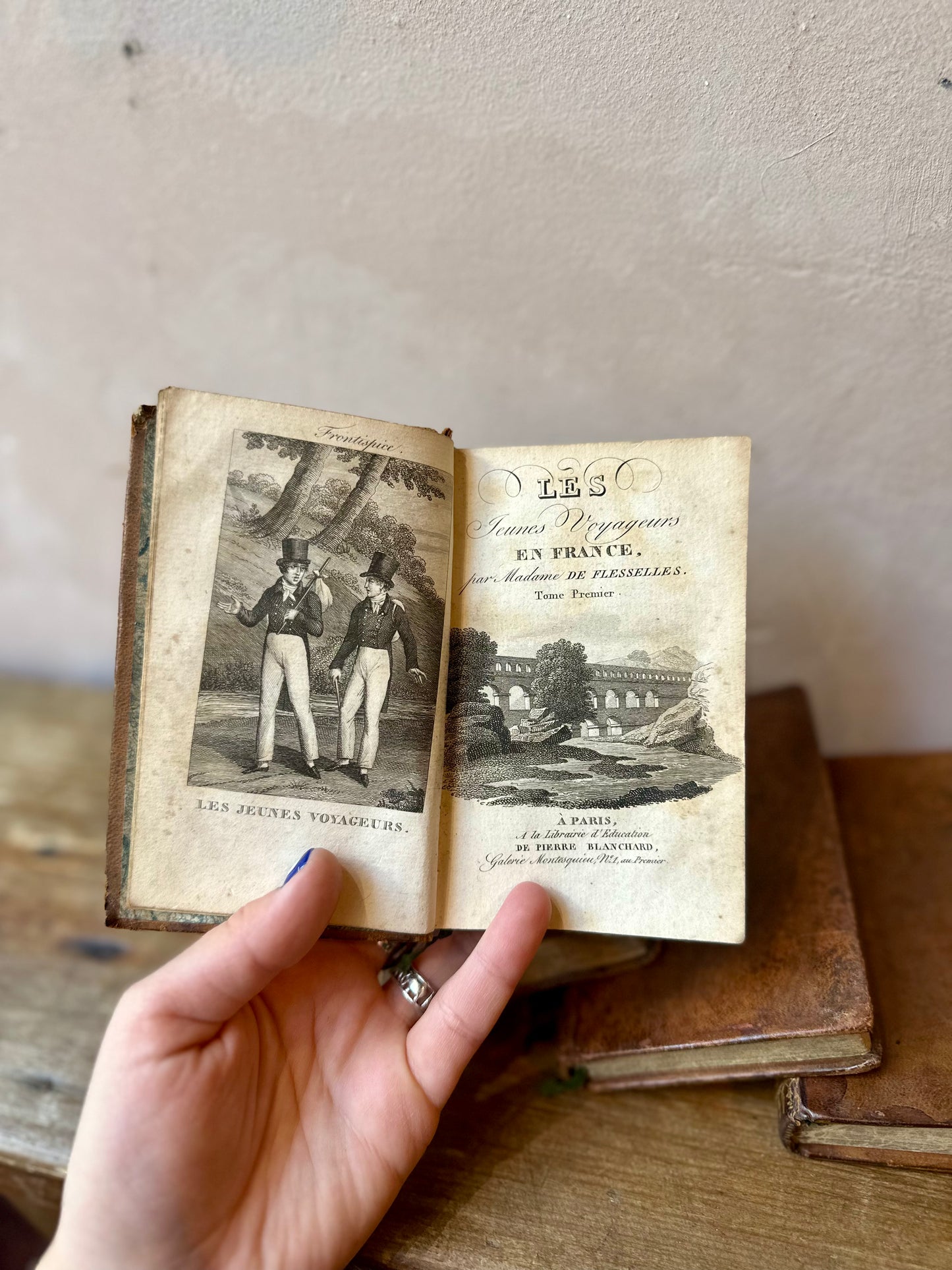 Rare Antique French Travel Guide by a Female Author (1824)