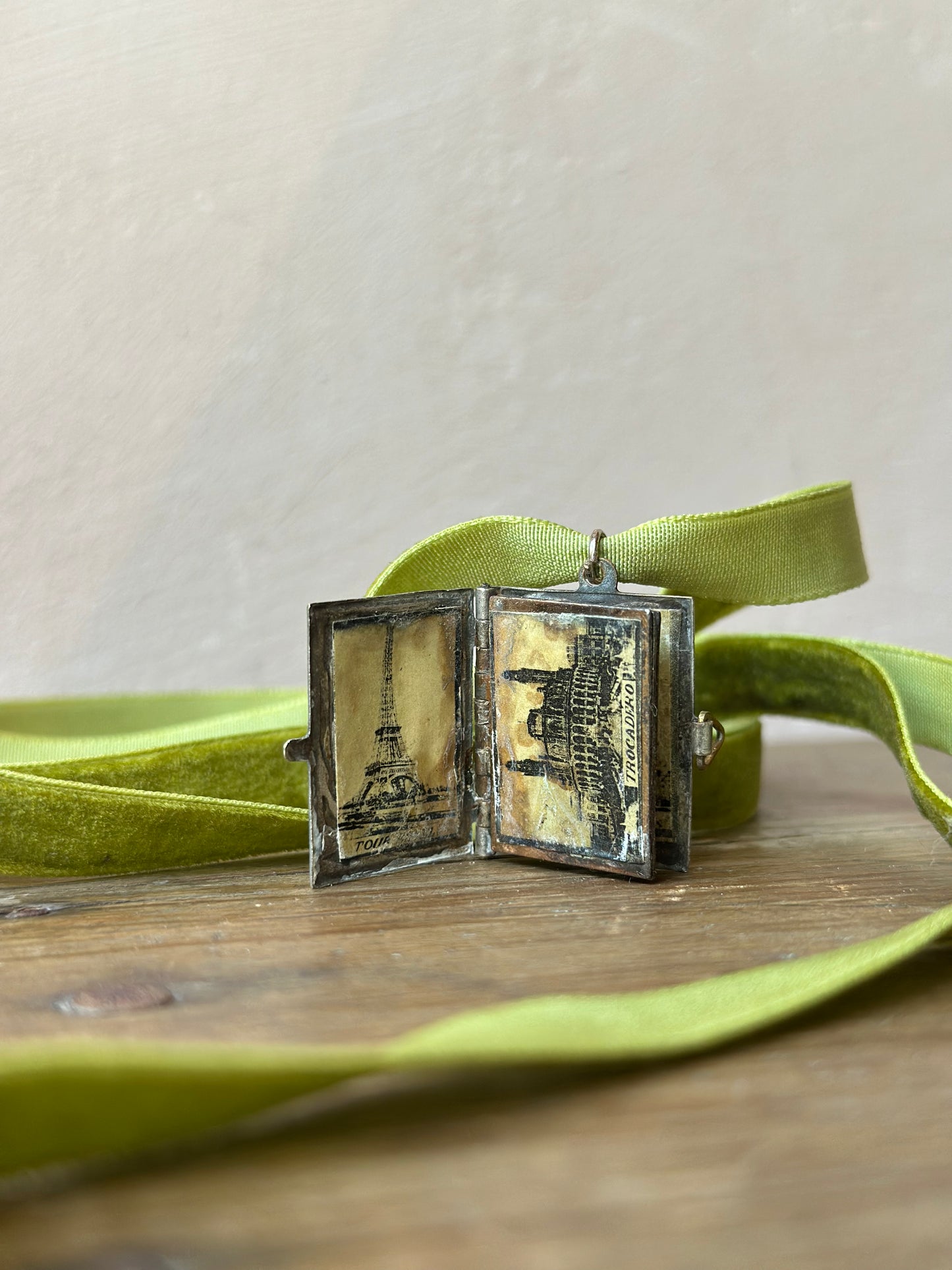 Rare Art Nouveau Locket Paris Album