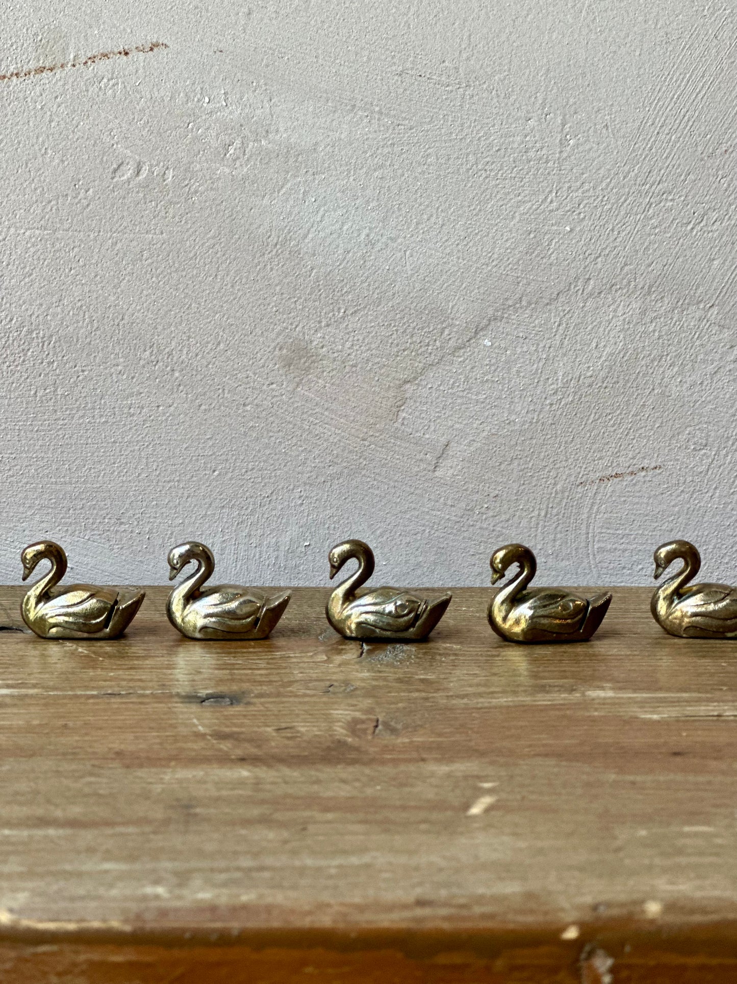 Vintage Swan Place Card Holders