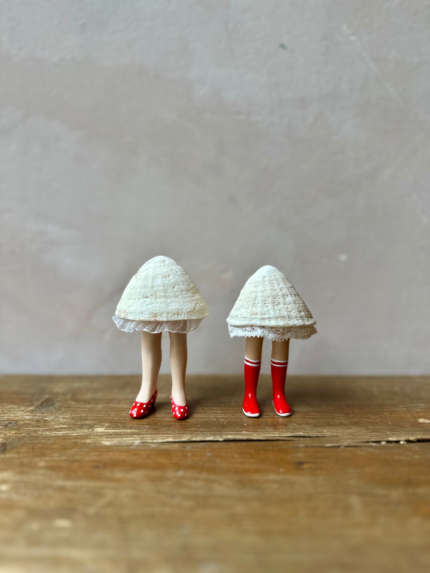 Surreal Shell People by Maïssa Toulet (Set I)