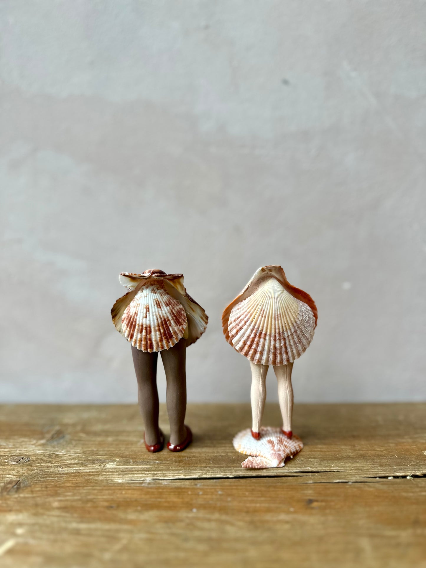 Surreal Shell People by Maïssa Toulet (Set II)
