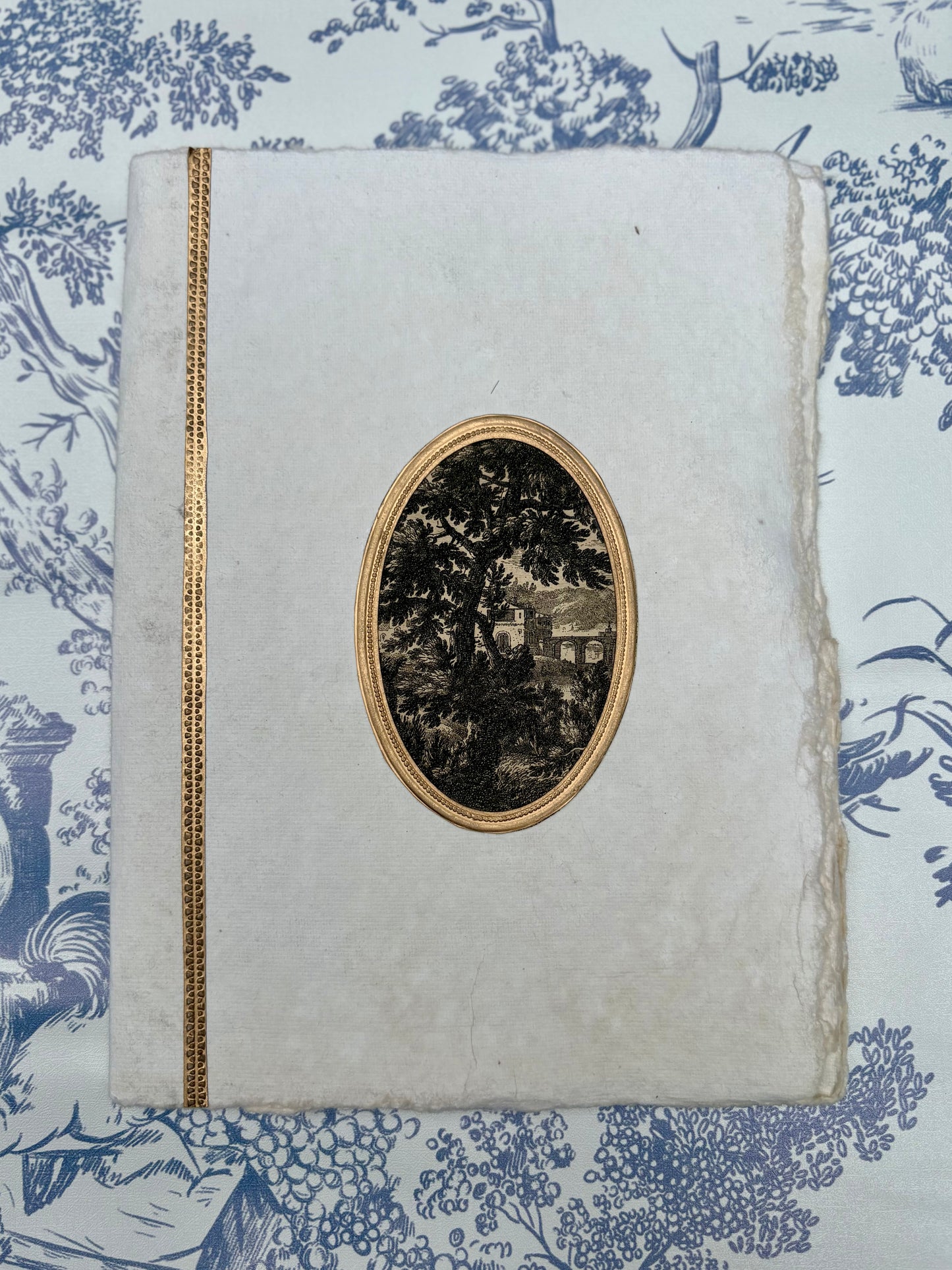 18th-Century Engraving Handmade Notebook
