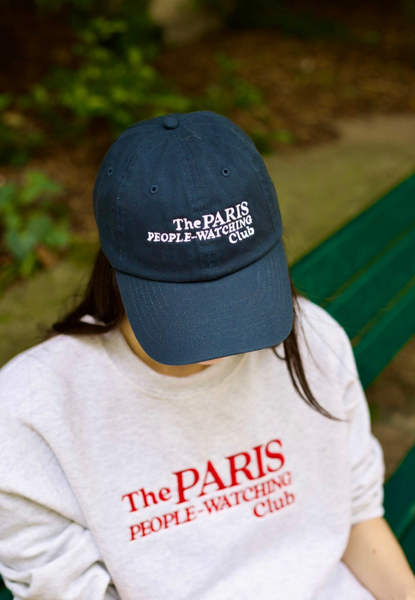 Navy Paris People-Watching Club Hat