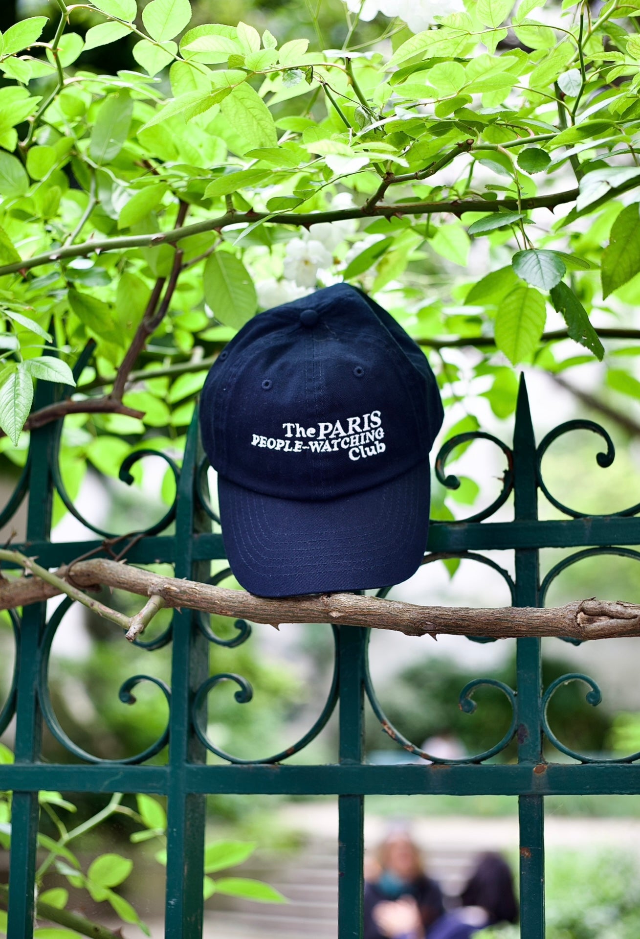 Navy Paris People-Watching Club Hat