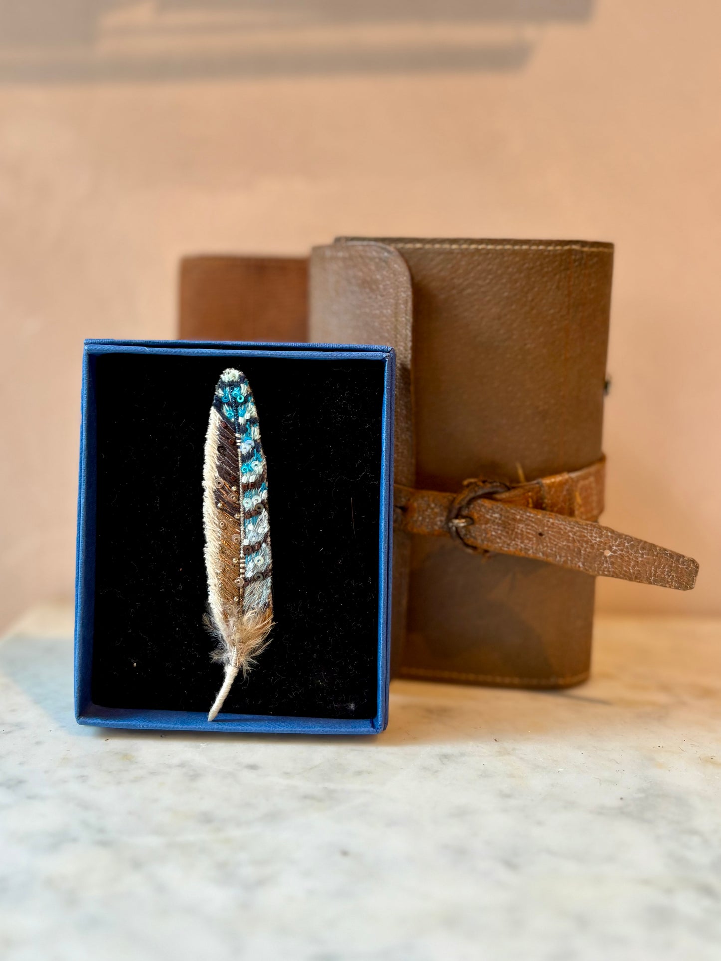 Feather Brooch Pin