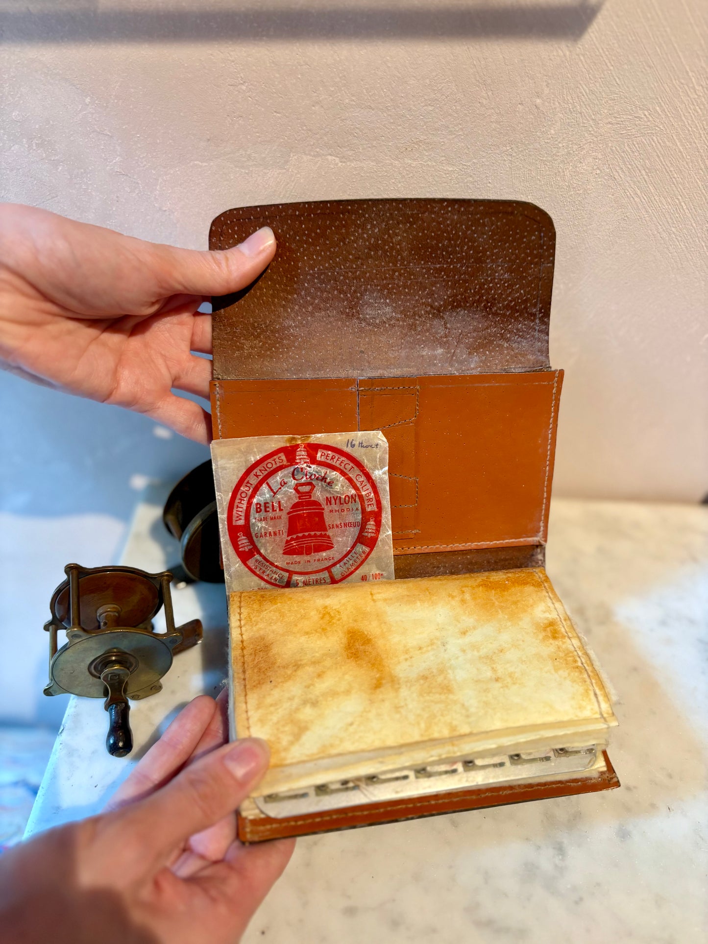 19th Century Leather Fly Fishing Wallets