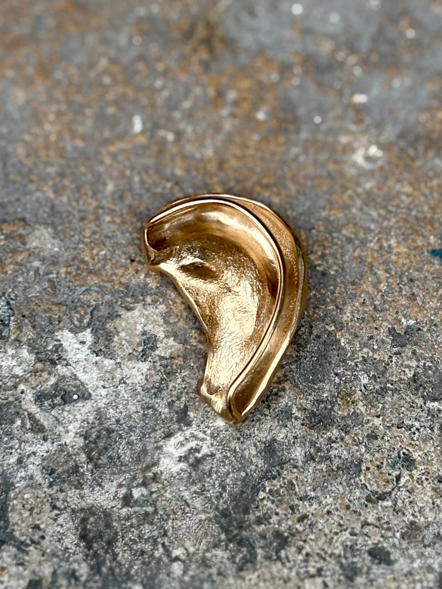 Gold-Plated Bronze Ear Cuff by INCARNEM