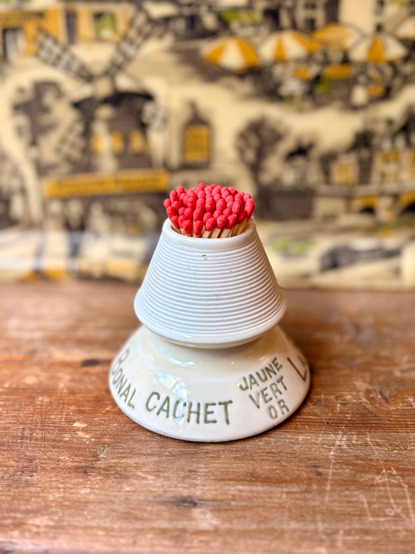 Vintage Paris Bistro Match Striker