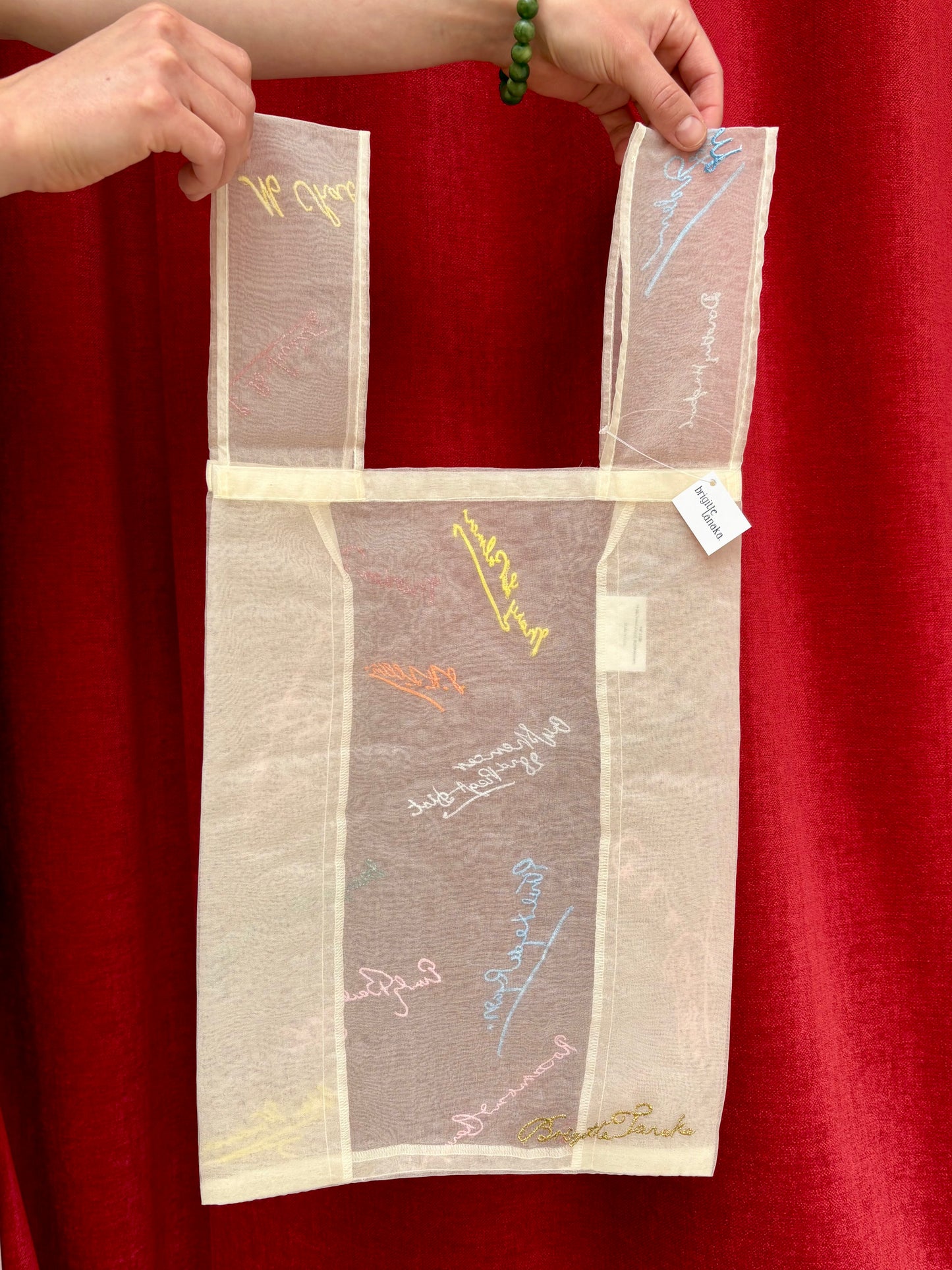 Brigitte Tanaka Signature Organza Bag
