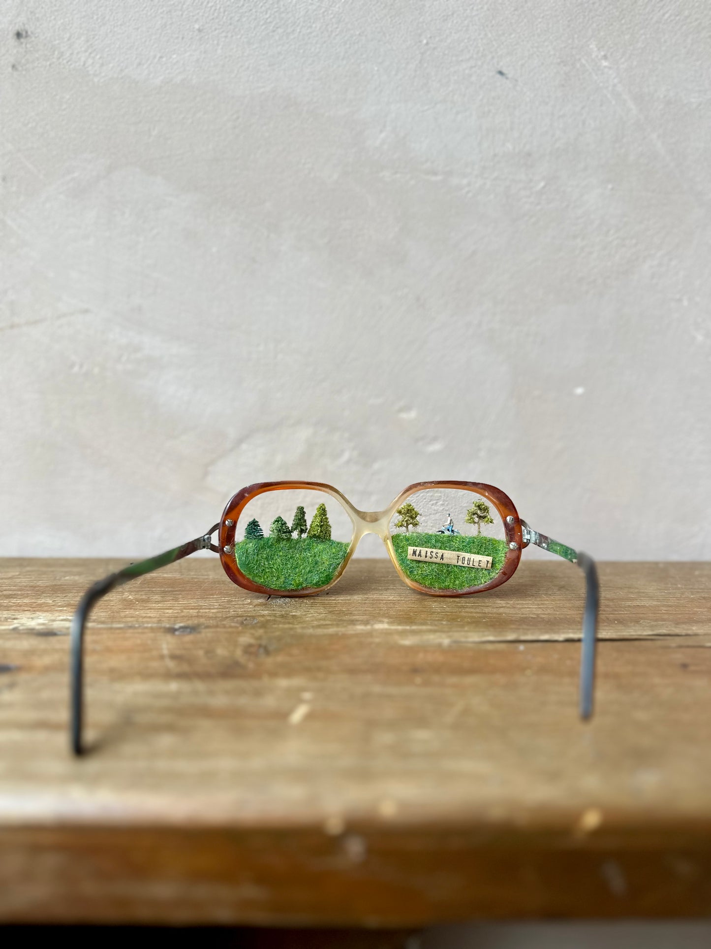"La biche à la campagne" Surreal Glasses by Maïssa Toulet