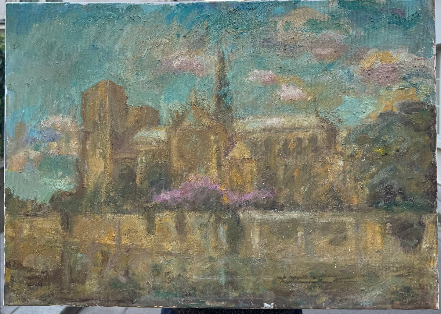 Notre Dame in Spring by Pierre Gogois