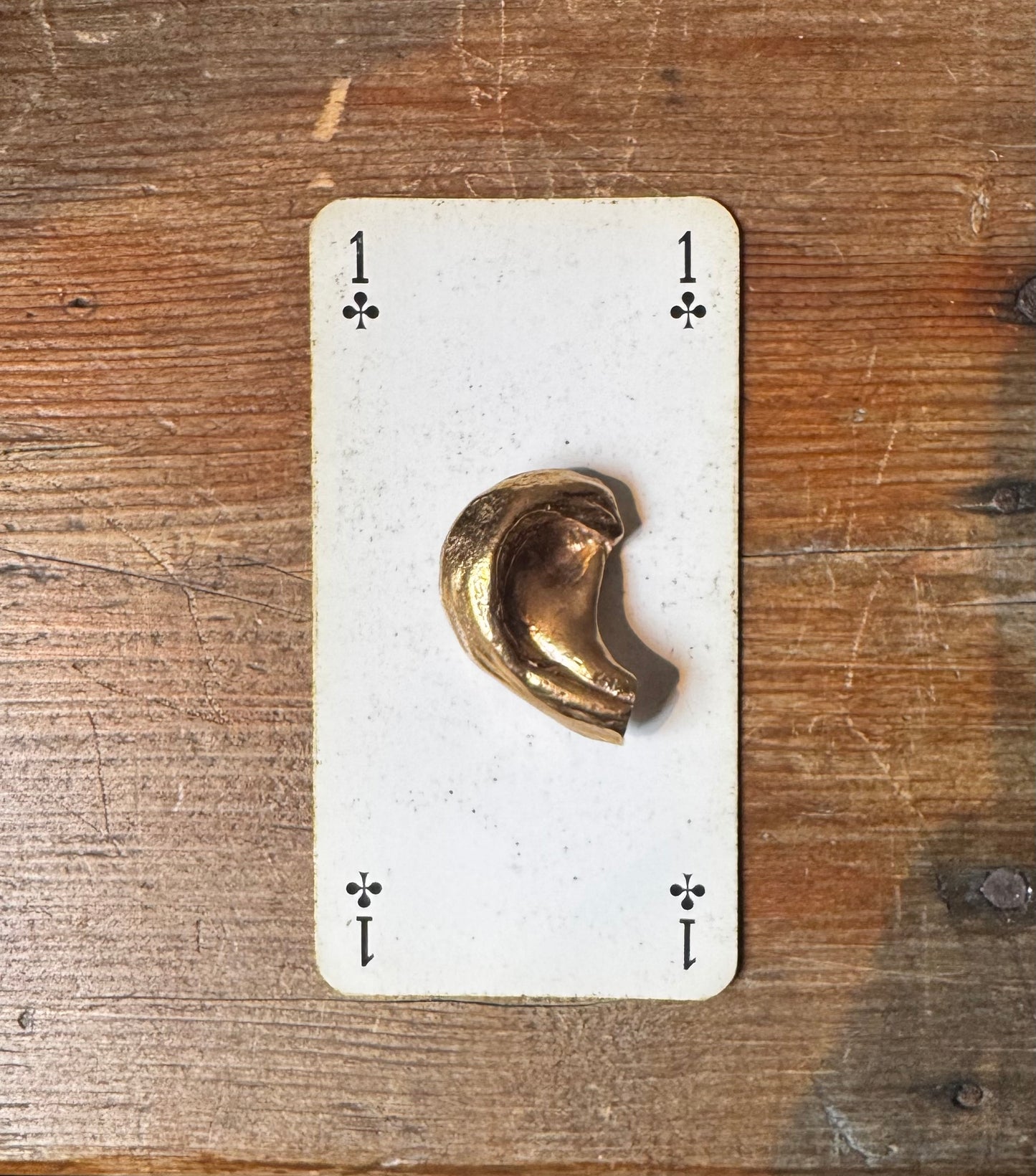 Gold-Plated Bronze Ear Cuff by INCARNEM