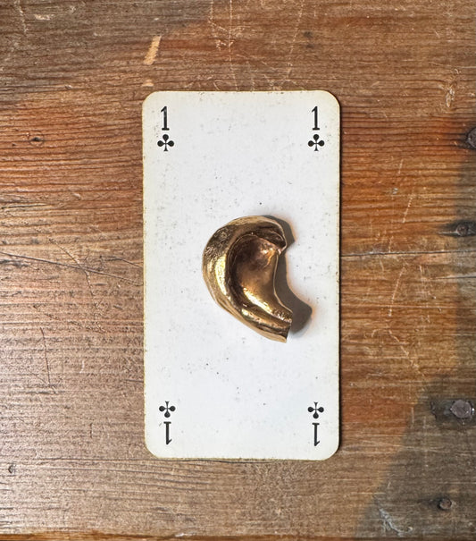 Gold-Plated Bronze Ear Cuff by INCARNEM