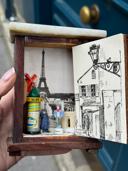 Paris in a Cabinet by Messy Nessy