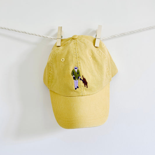Lemon Yellow Paris Style Spy hat