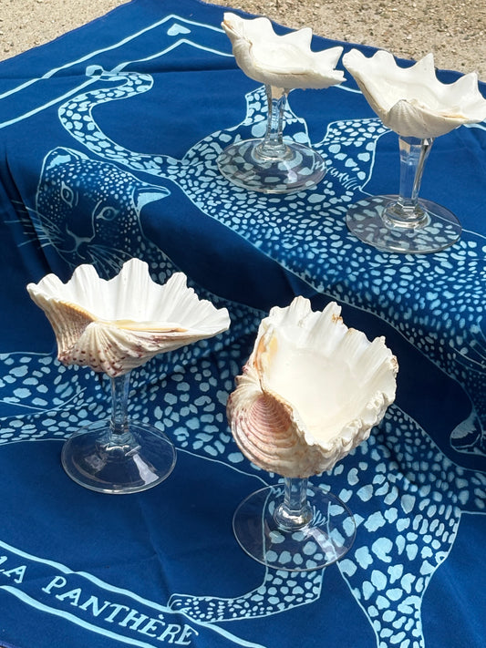 Handmade Shell Drinking Glasses