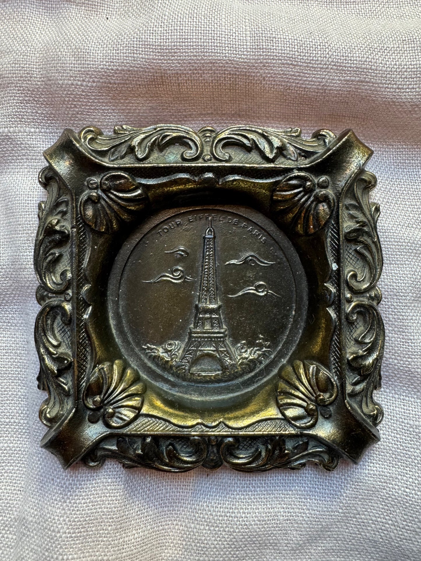Art Nouveau Paris Souvenir Trinket Trays