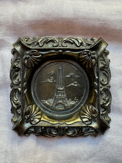 Art Nouveau Paris Souvenir Trinket Trays