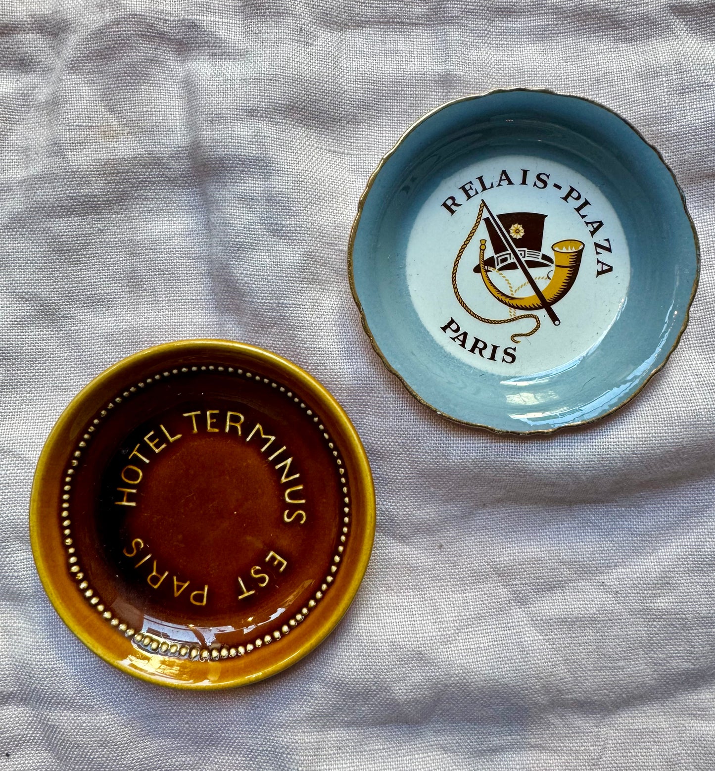 Vintage Paris Hotel Ashtray