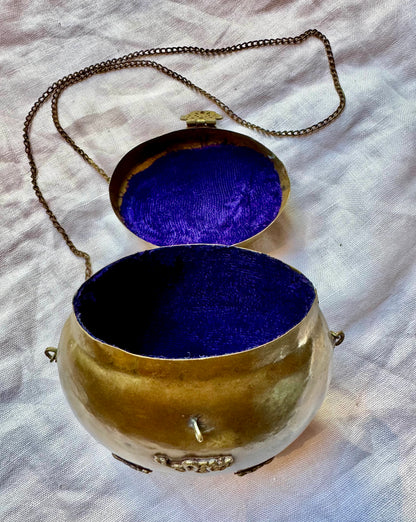 Antique Brass Clutch Bag