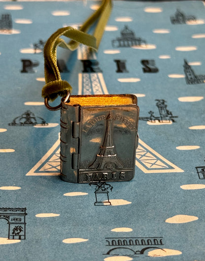Eiffel Tower Postcard Book Locket