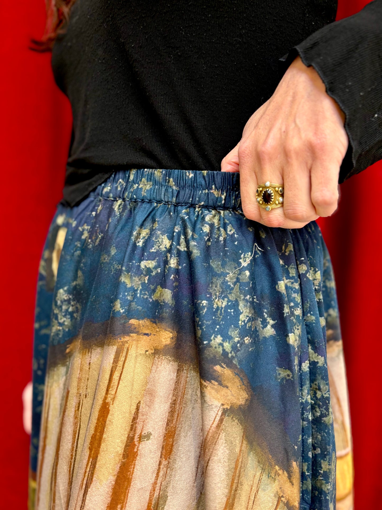 Blue Room Maxi Skirt by Cord