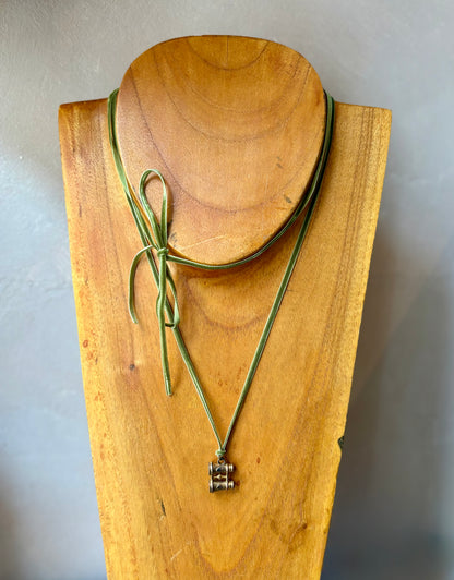 Vintage Stanhope Binocular Pendant Necklace