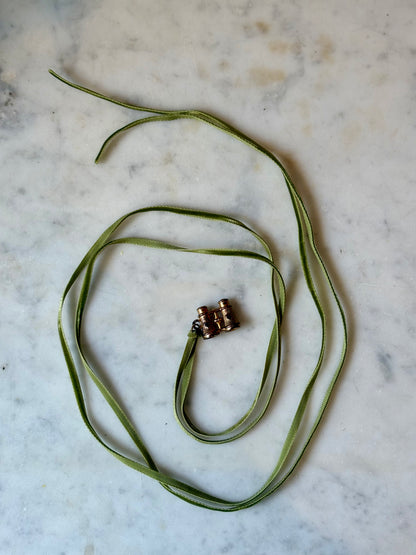 Vintage Stanhope Binocular Pendant Necklace