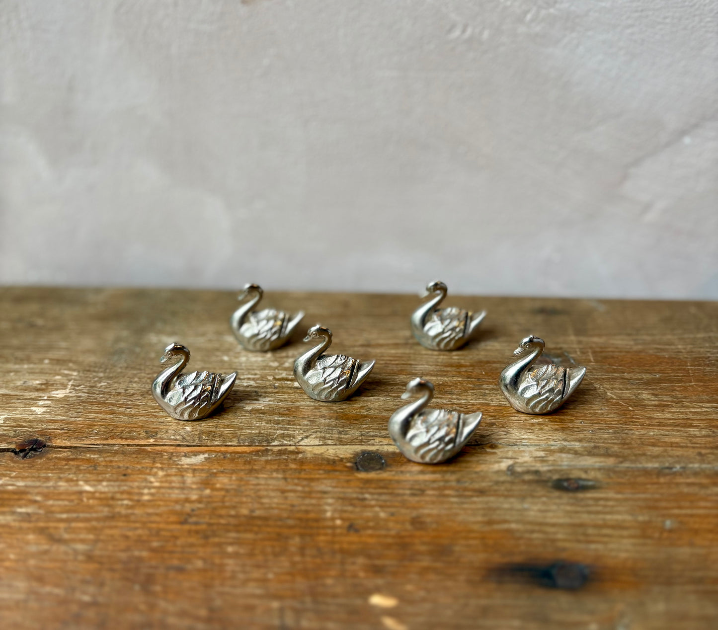 Vintage Swan Place Card Holders