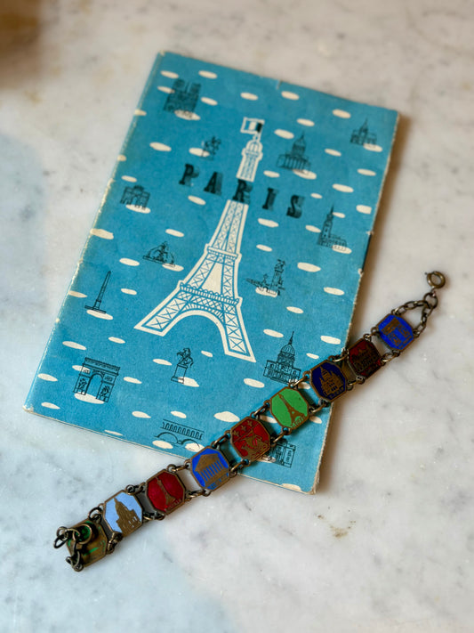 1930s Paris Souvenir Charm Bracelet