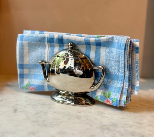 Set of Vintage Teapot Napkin holder & Place card holders
