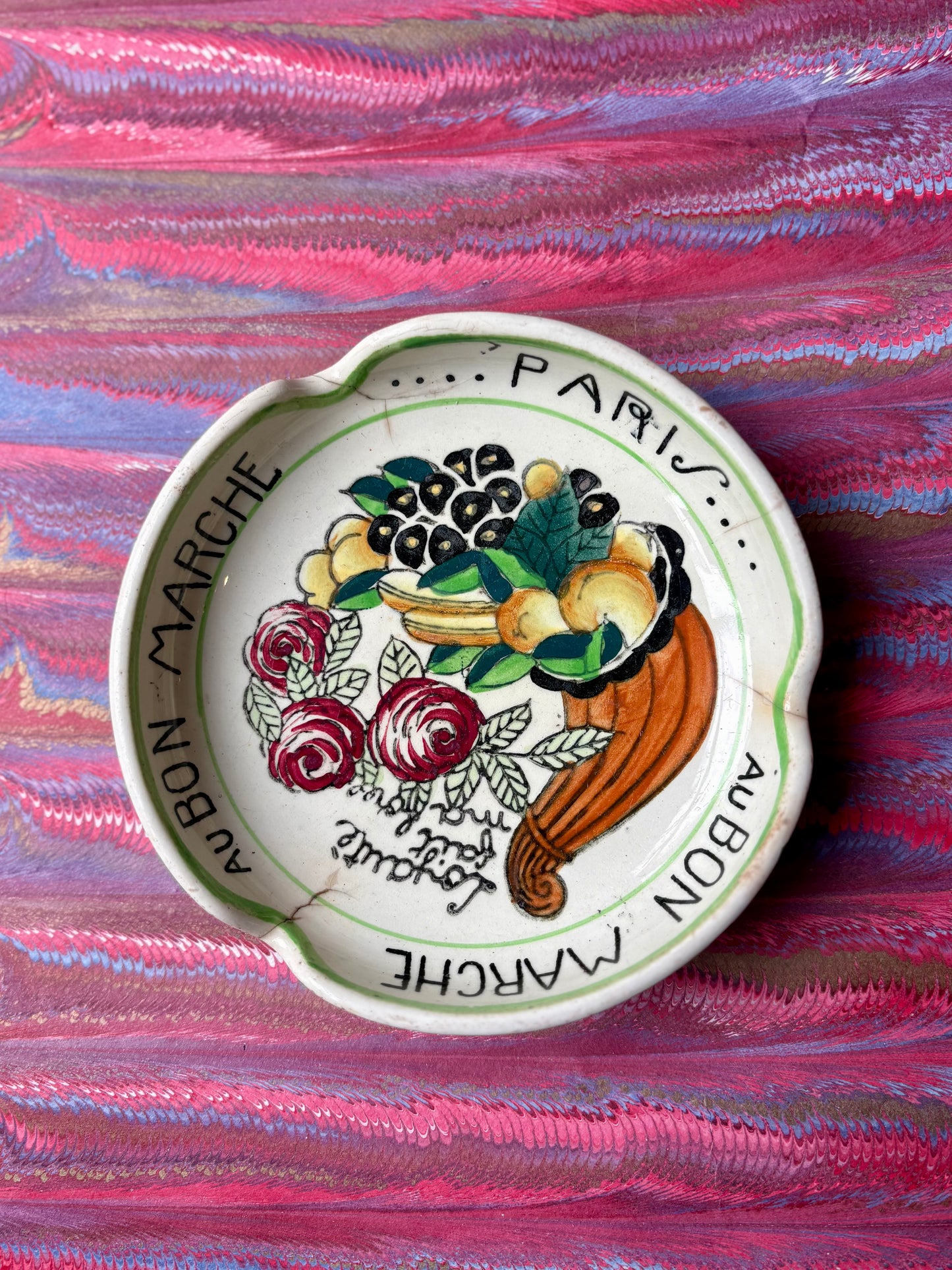 Au Bon Marché 1930s Trinket Tray