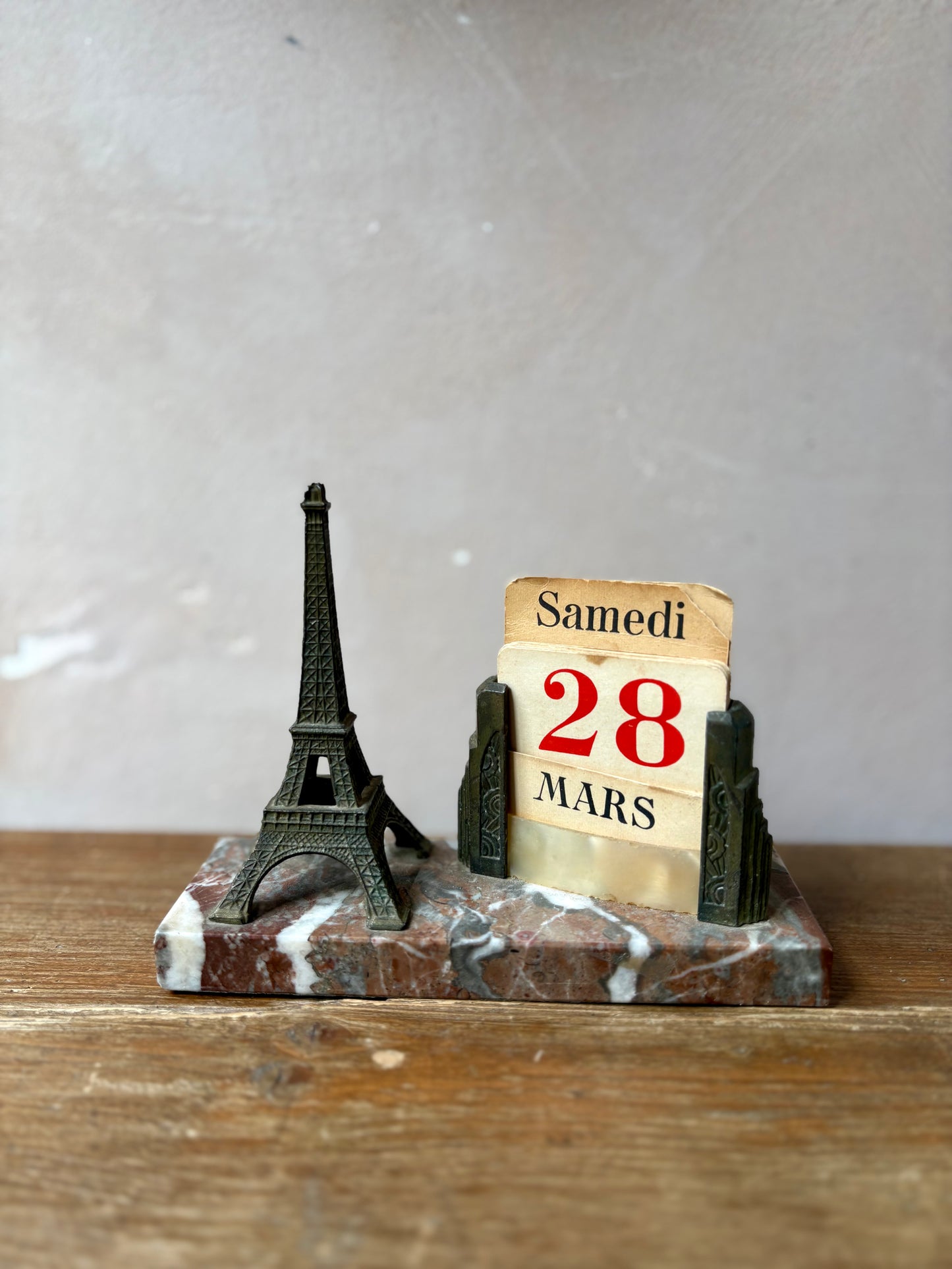 Art Deco Eiffel Tower Perpetual Calendar