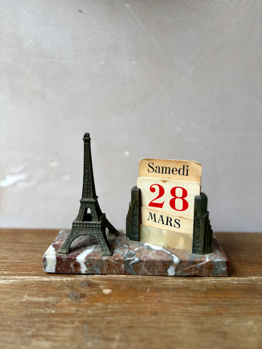 Art Deco Eiffel Tower Perpetual Calendar