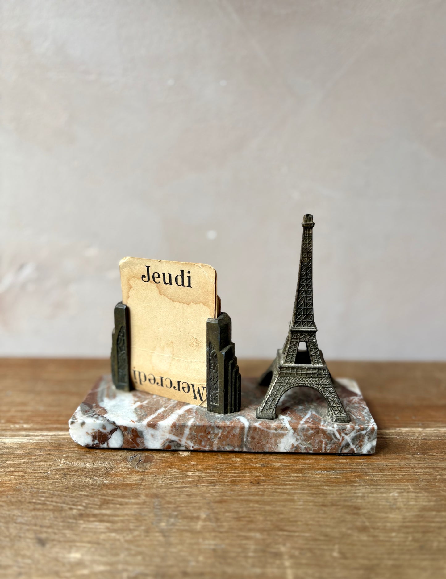 Art Deco Eiffel Tower Perpetual Calendar