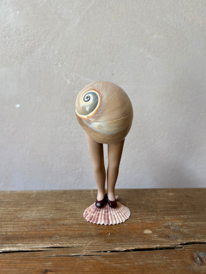 Surreal Shell Person by Maïssa Toulet